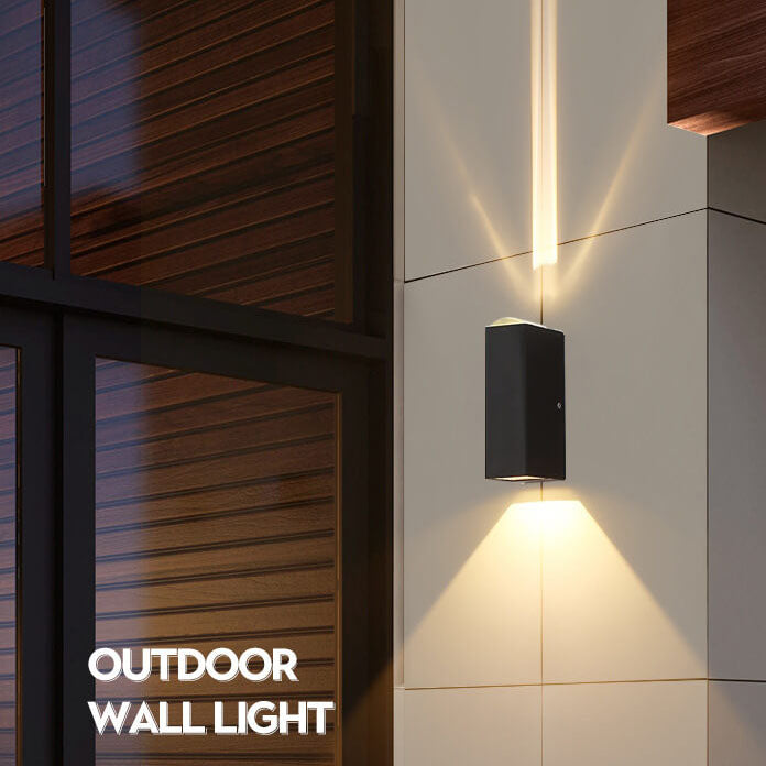 Aluminium LED Rectangular Wall Sconce Light