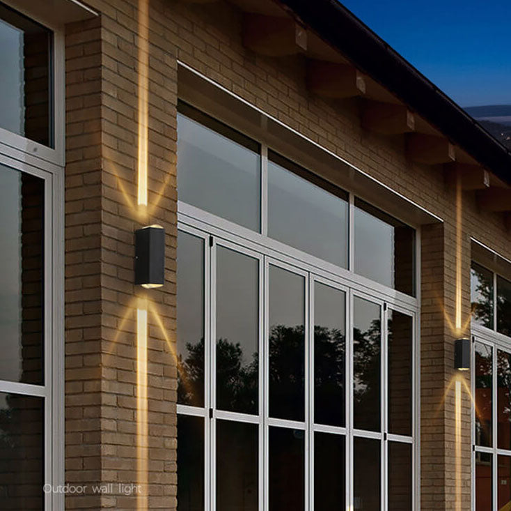 Aluminium LED Rectangular Wall Sconce Light