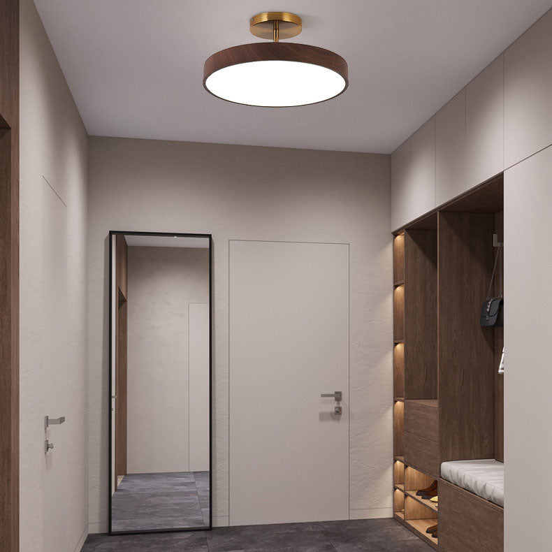 Acrylic Ceiling Light with Round LED Semi Flush