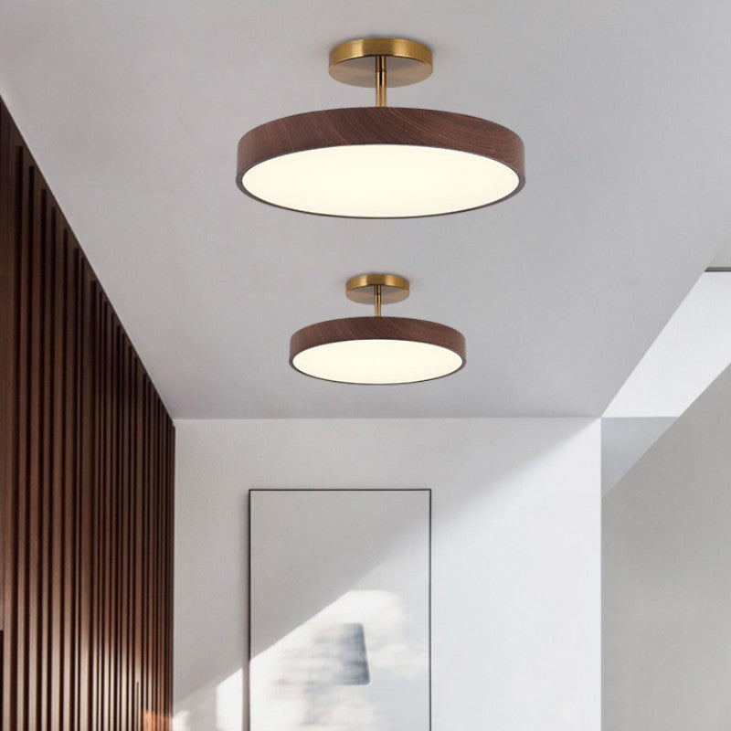 Acrylic Ceiling Light with Round LED Semi Flush