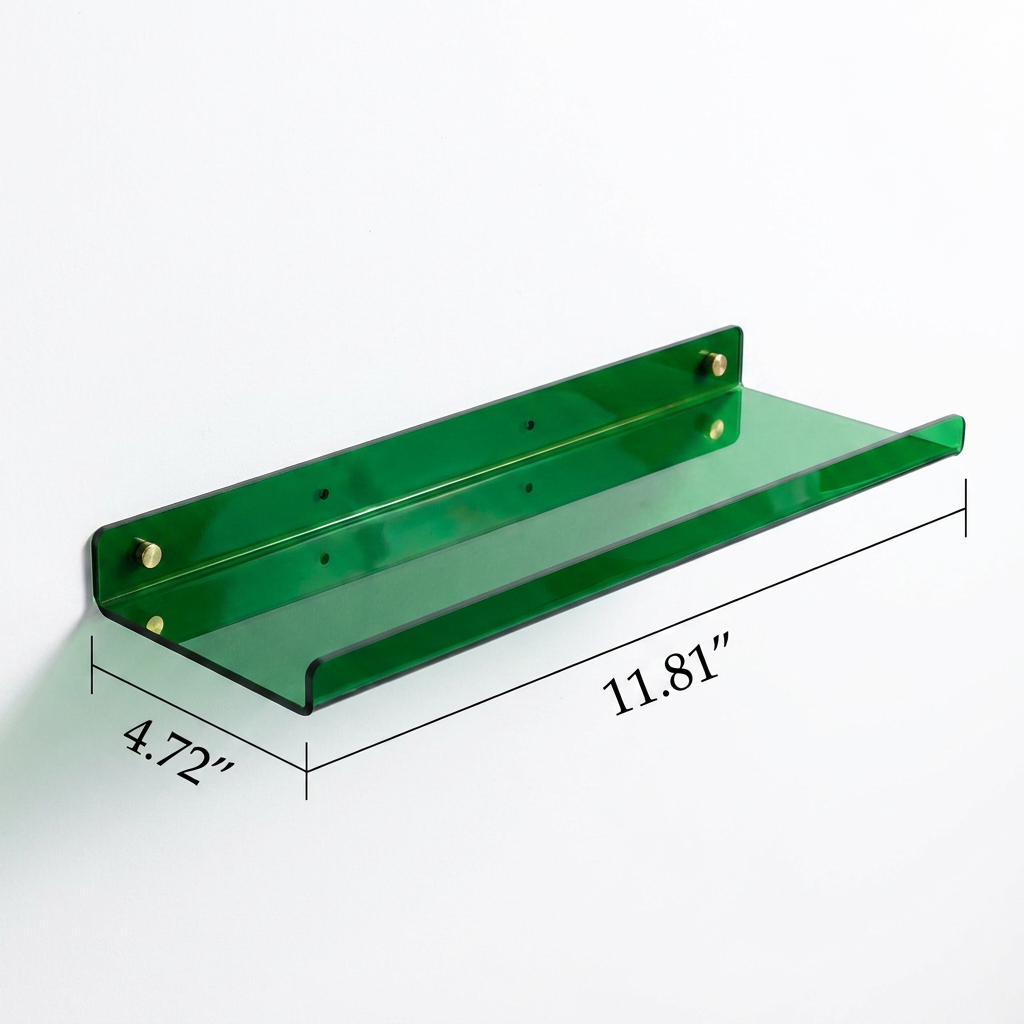 Acrylic Floating Wall Shelves with Display