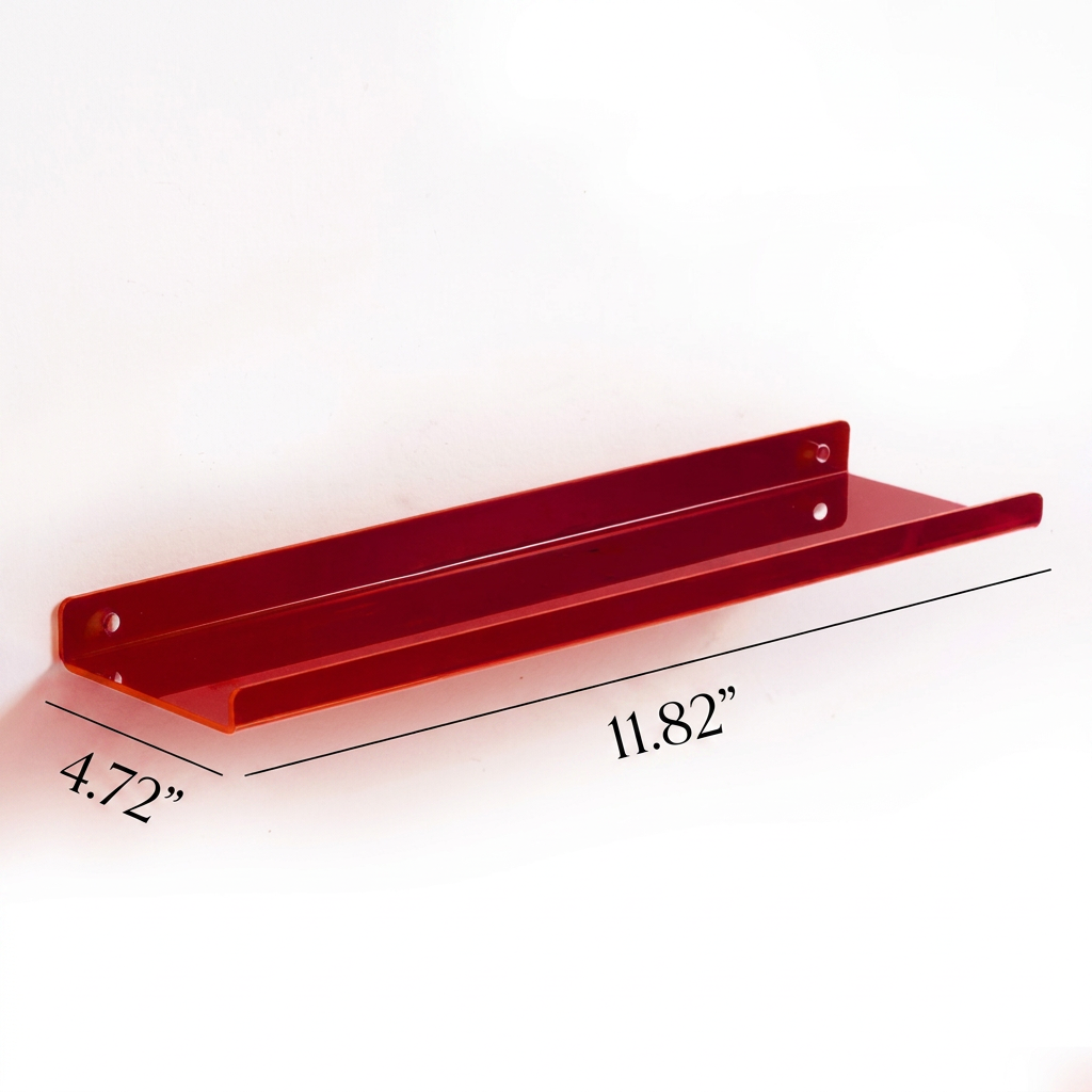 Acrylic Floating Wall Shelves with Display