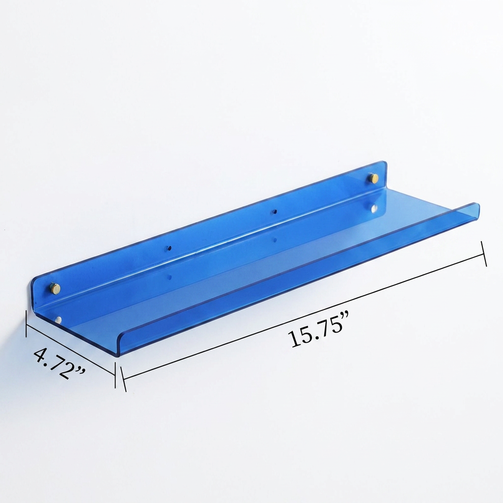 Acrylic Floating Wall Shelves with Display