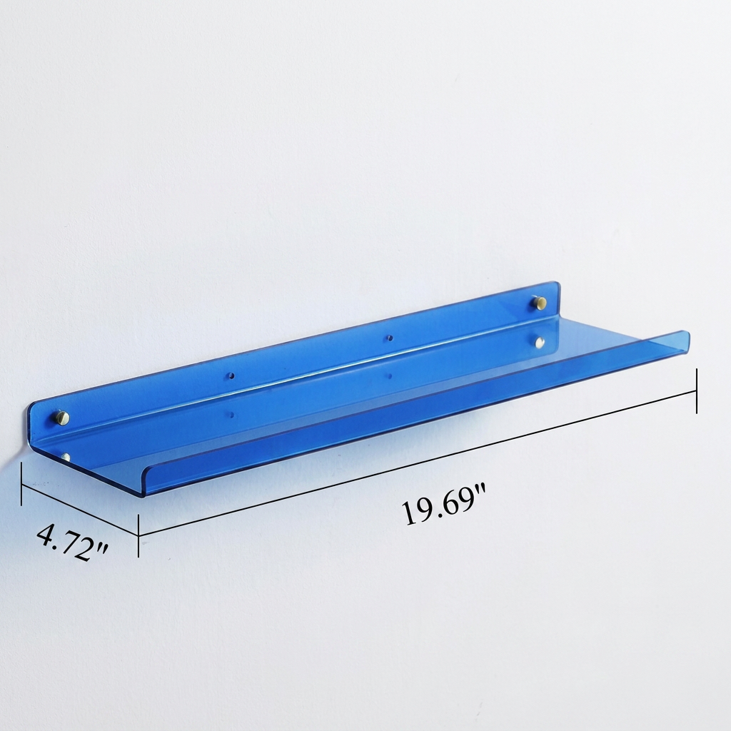 Acrylic Floating Wall Shelves with Display