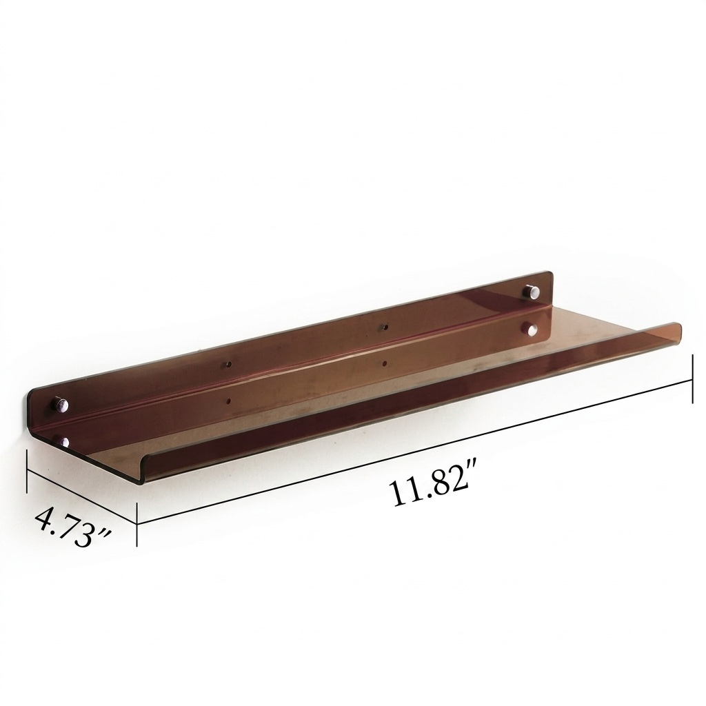Acrylic Floating Wall Shelves with Display