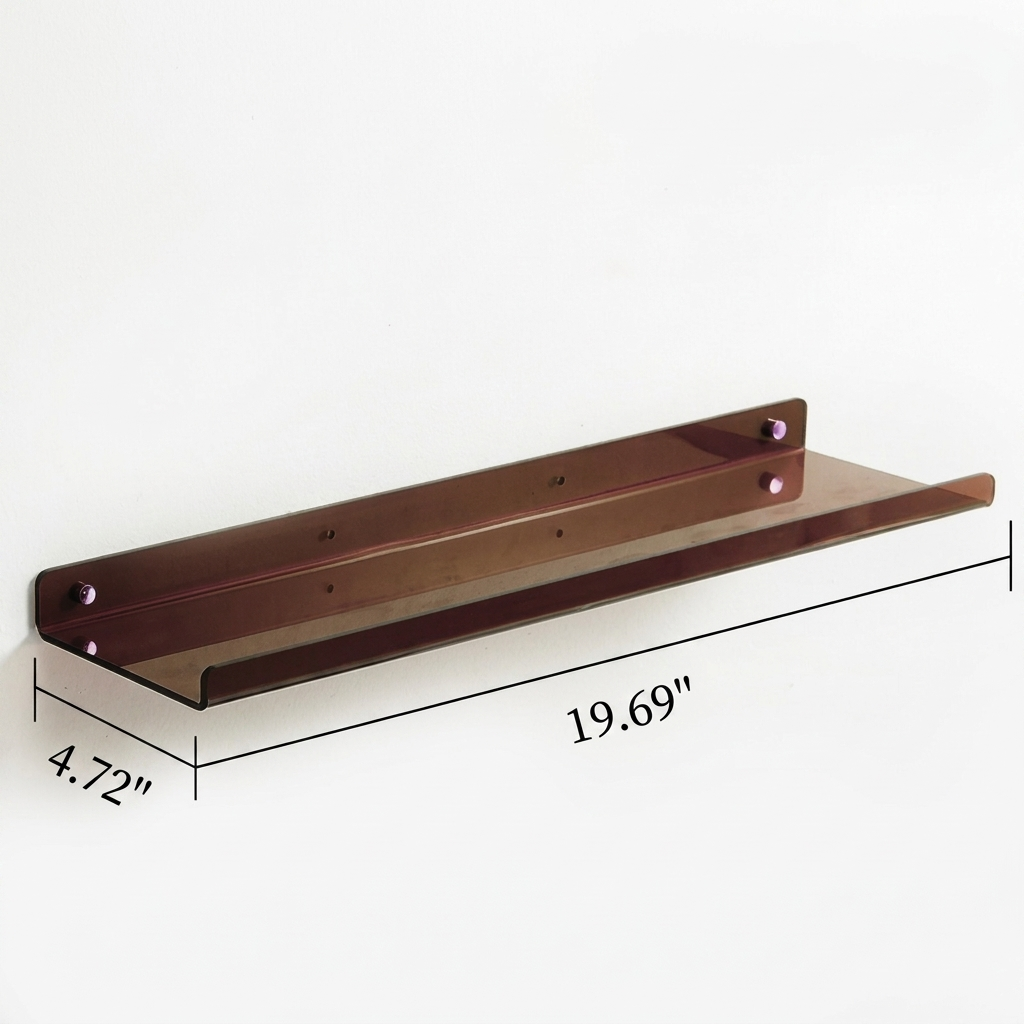 Acrylic Floating Wall Shelves with Display