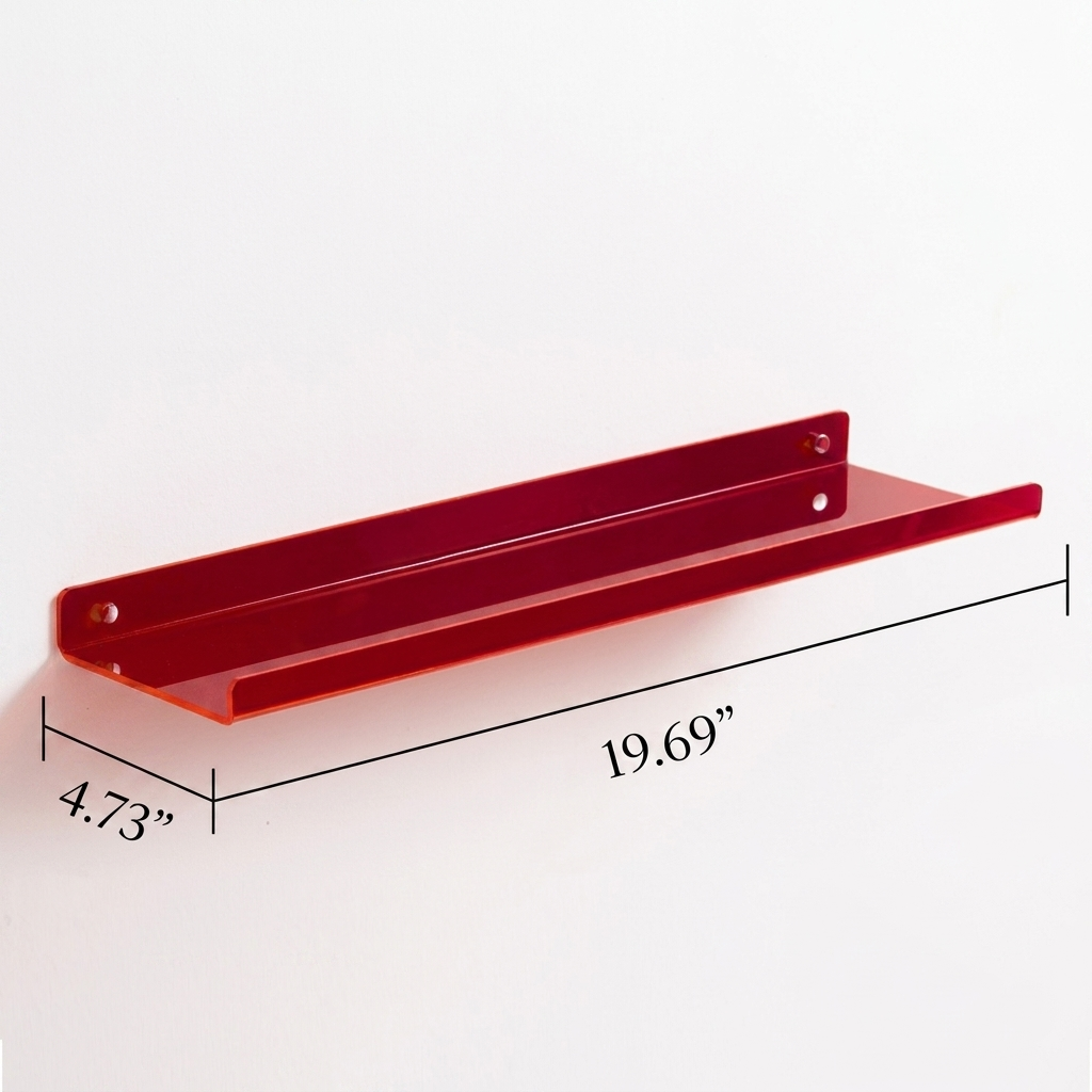 Acrylic Floating Wall Shelves with Display