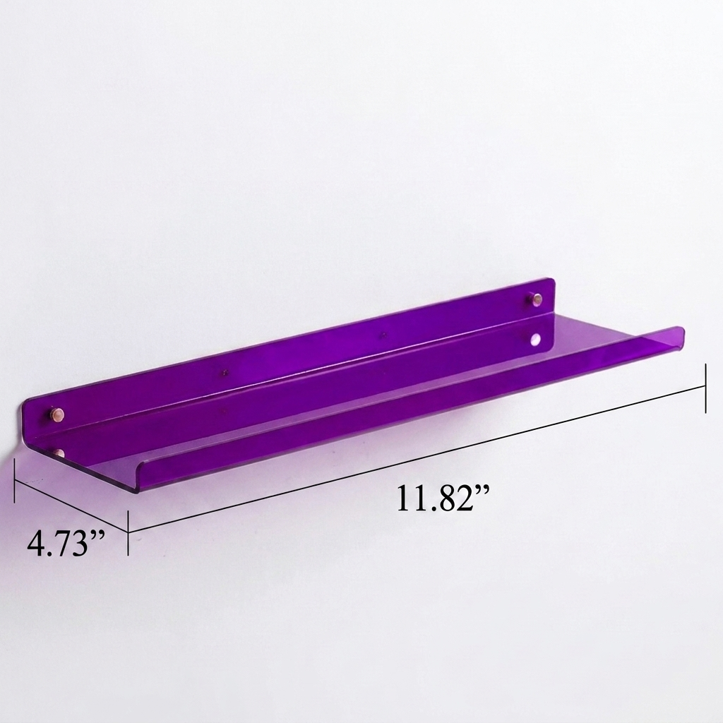 Acrylic Floating Wall Shelves with Display