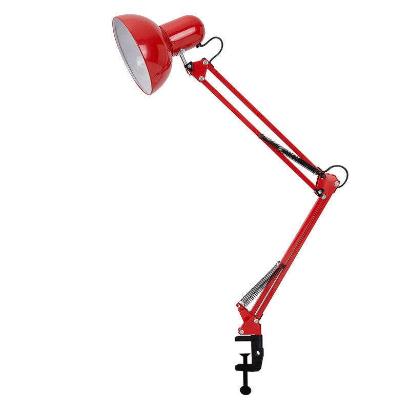 Adjustable Metal Table Lamp with Clip On Base