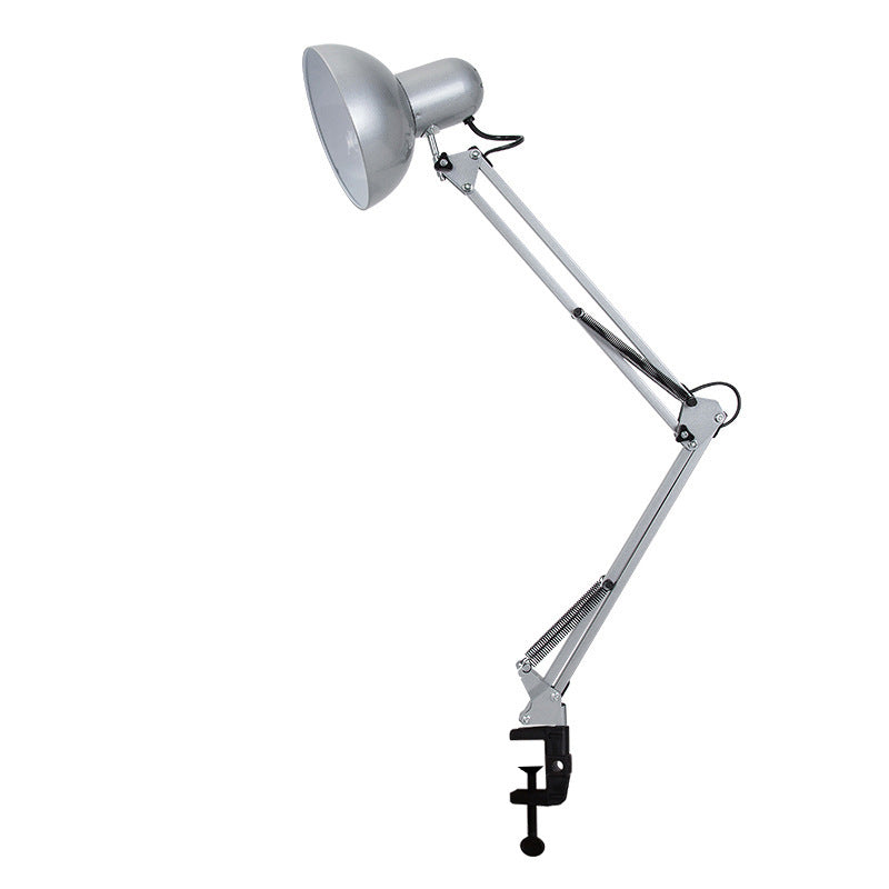 Adjustable Metal Table Lamp with Clip On Base