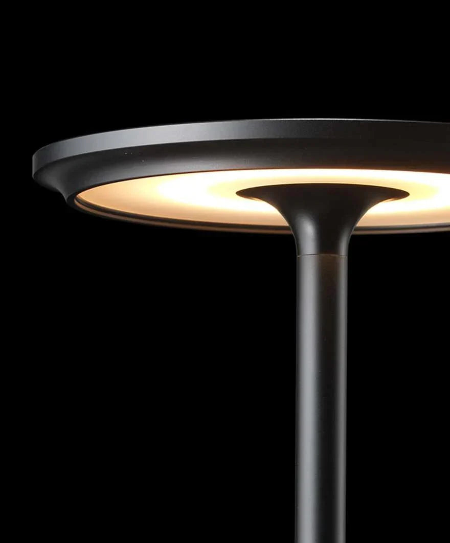 Aluminium Table Lamp with Rechargeable LED Light