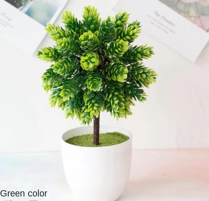 Artificial Bonsai Tree with Decorative Pot