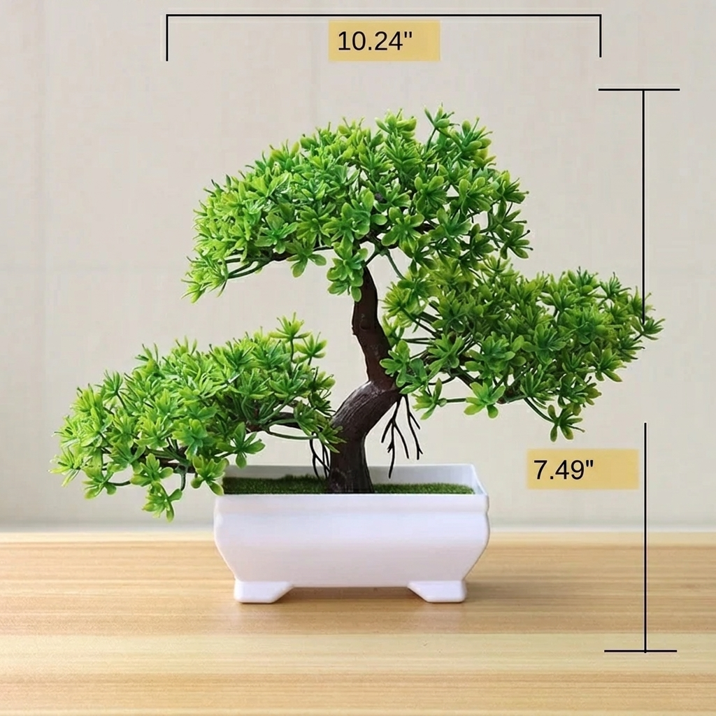 Artificial Bonsai Tree with Decorative Pot