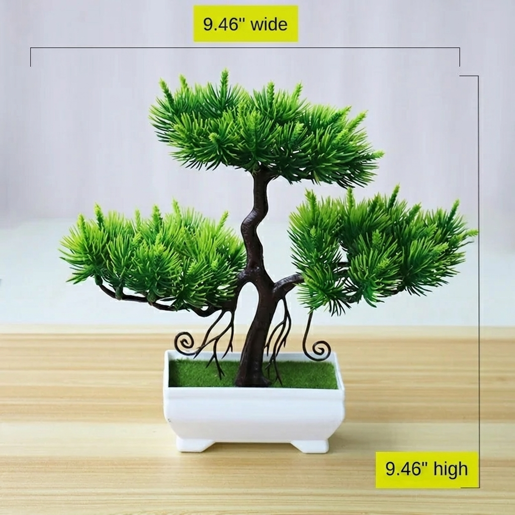 Artificial Bonsai Tree with Decorative Pot