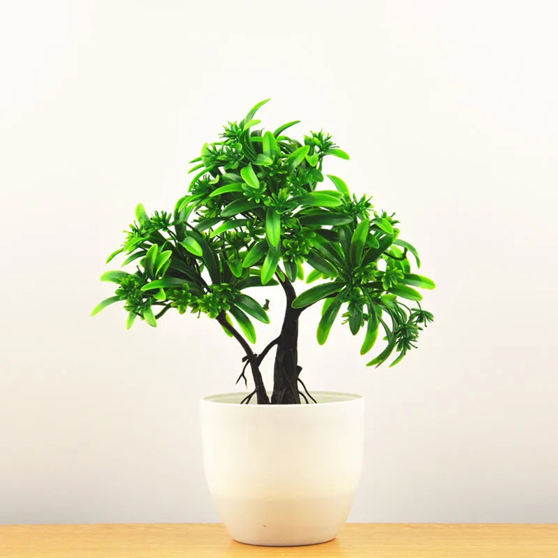 Artificial Bonsai Tree with Decorative Pot