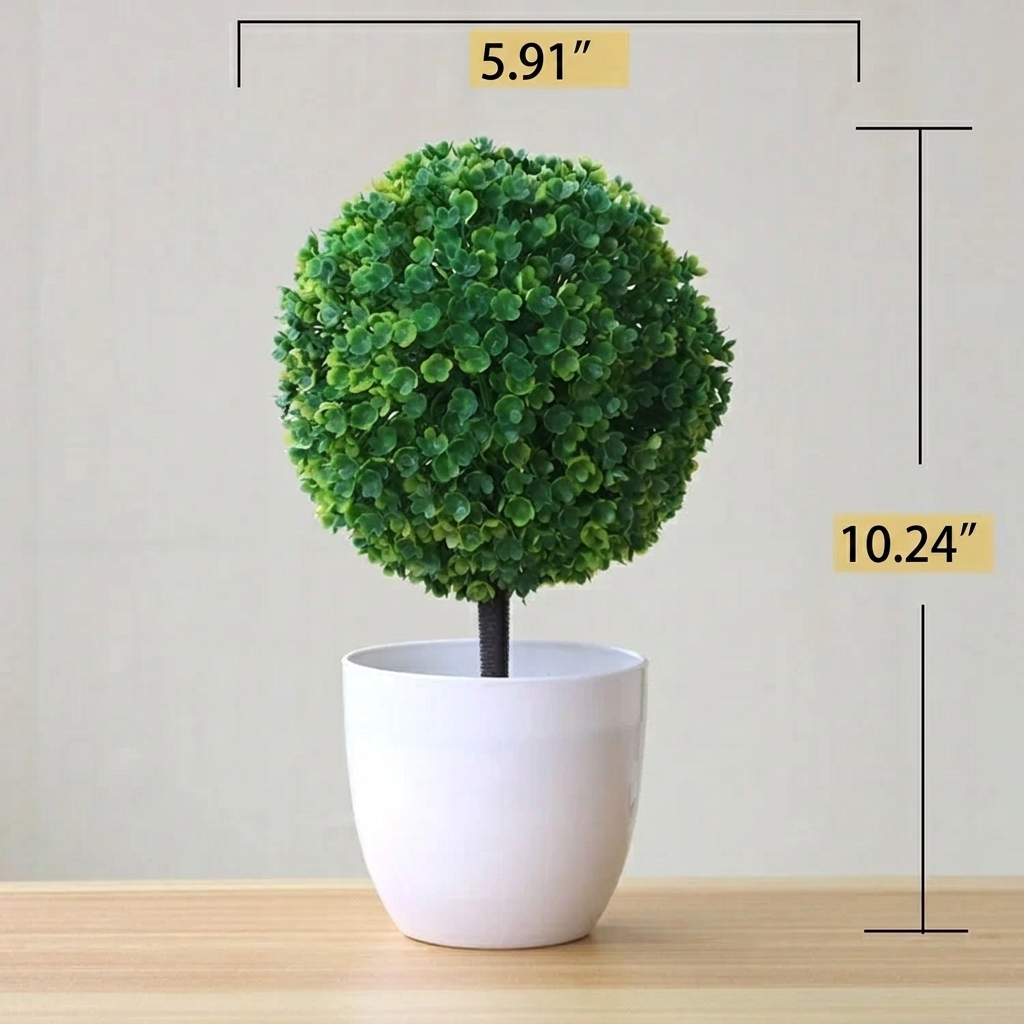 Artificial Bonsai Tree with Decorative Pot