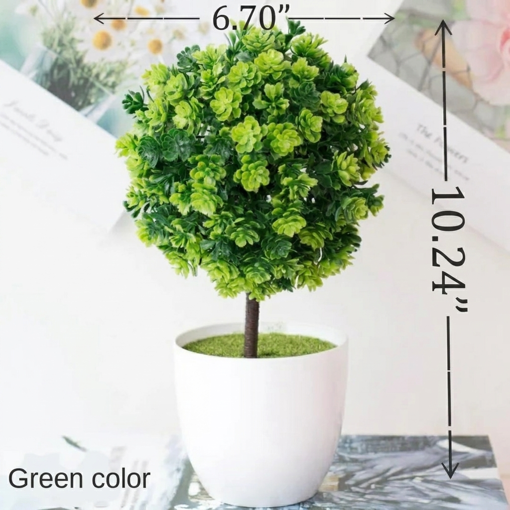 Artificial Bonsai Tree with Decorative Pot