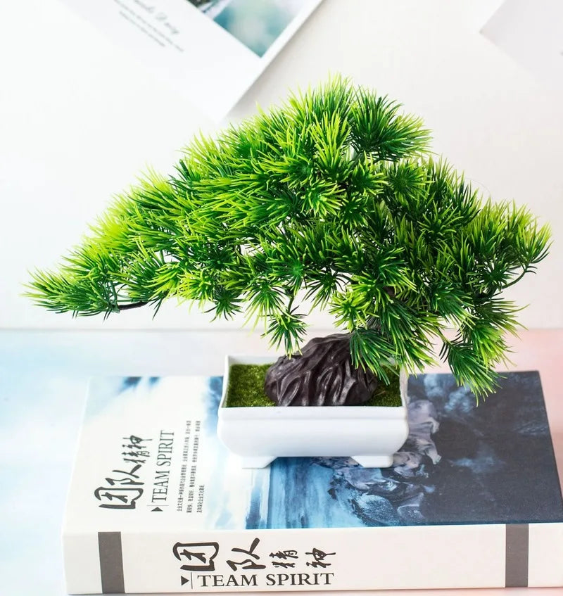 Artificial Bonsai Tree with Decorative Pot