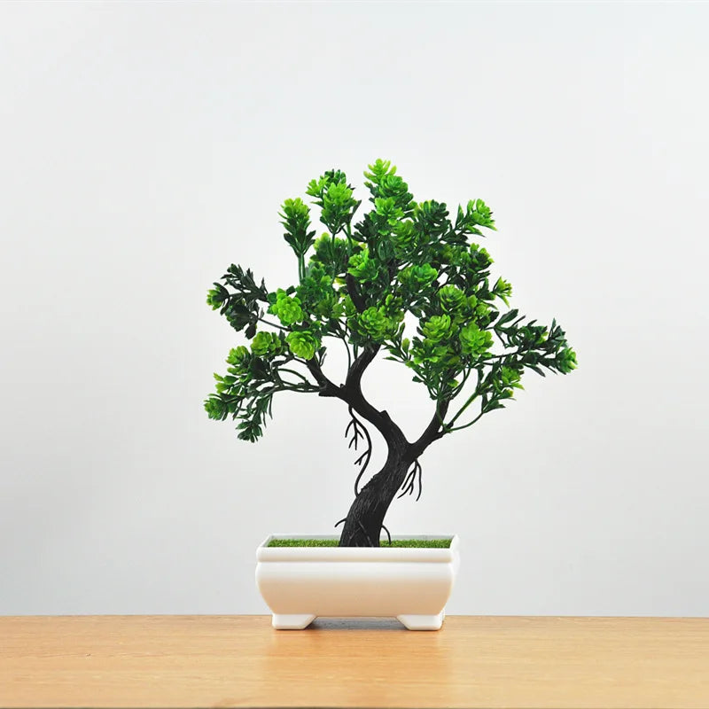 Artificial Bonsai Tree with Decorative Pot