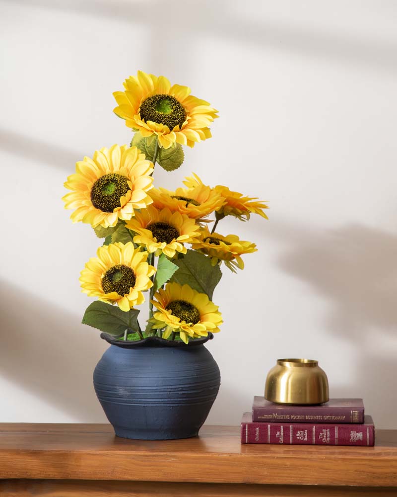 Artificial Sunflower Decor with Lifelike Blooms