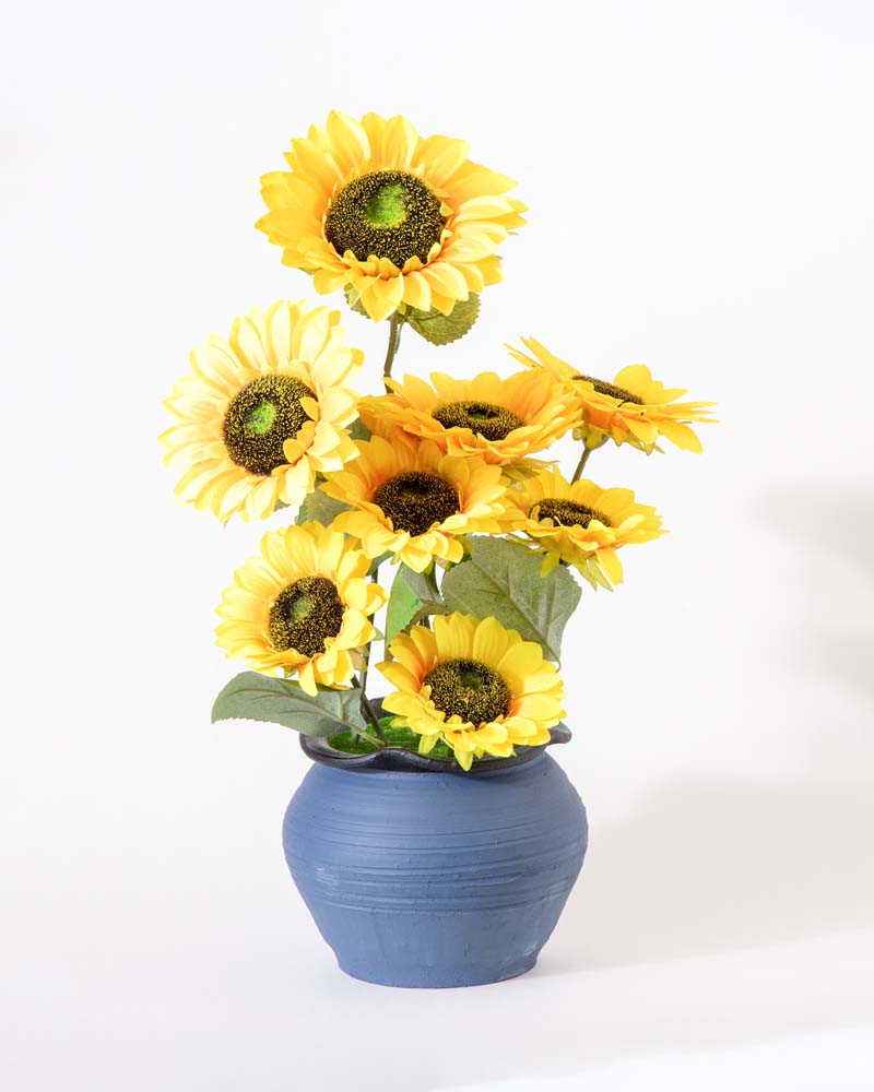 Artificial Sunflower Decor with Lifelike Blooms