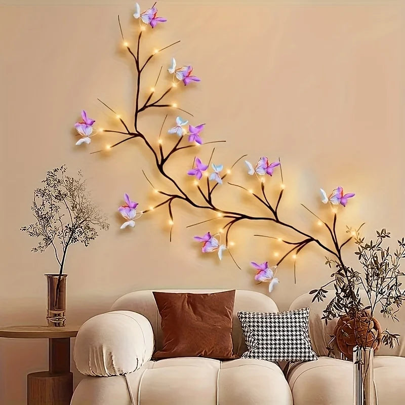 Butterfly Branch String Light with LEDs