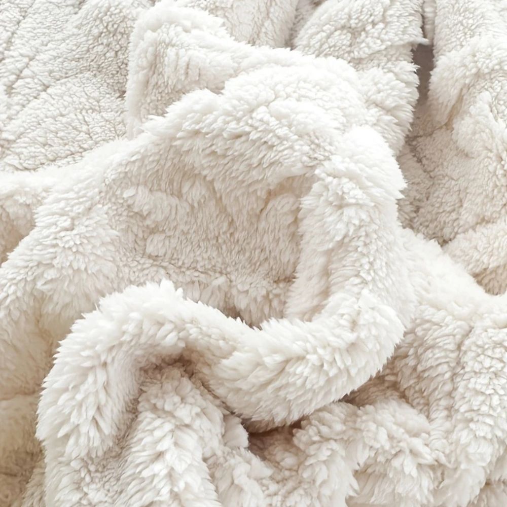 Classic Jacquard Fleece Throw Blanket Soft