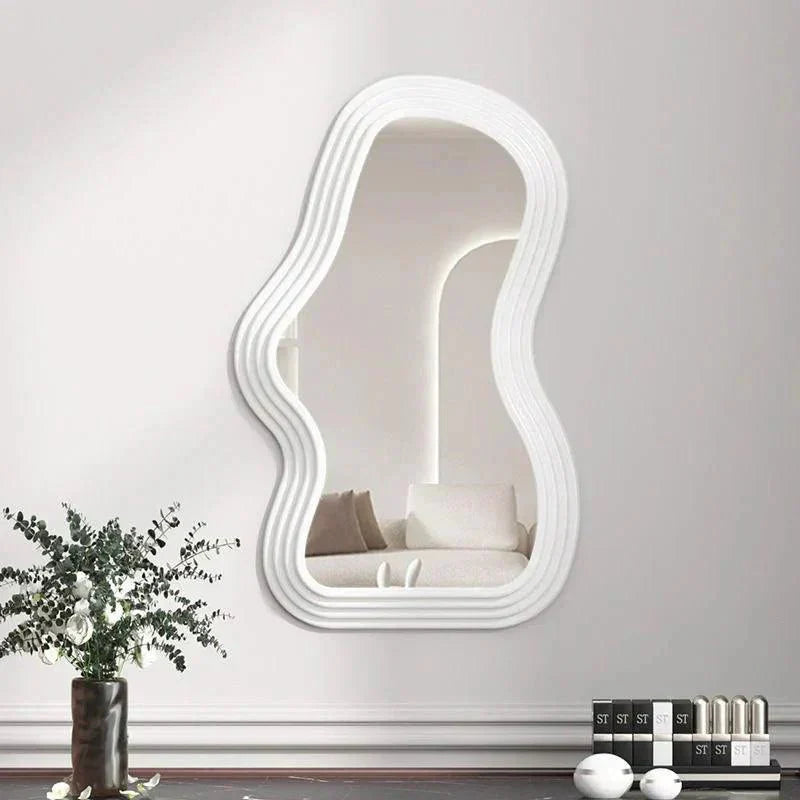 Cloud Wall Mirror with Decorative Frame