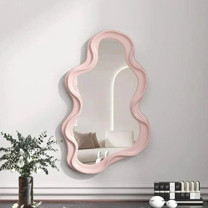 Cloud Wall Mirror with Decorative Frame