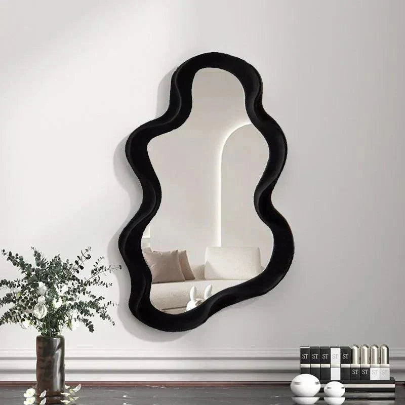 Cloud Wall Mirror with Decorative Frame