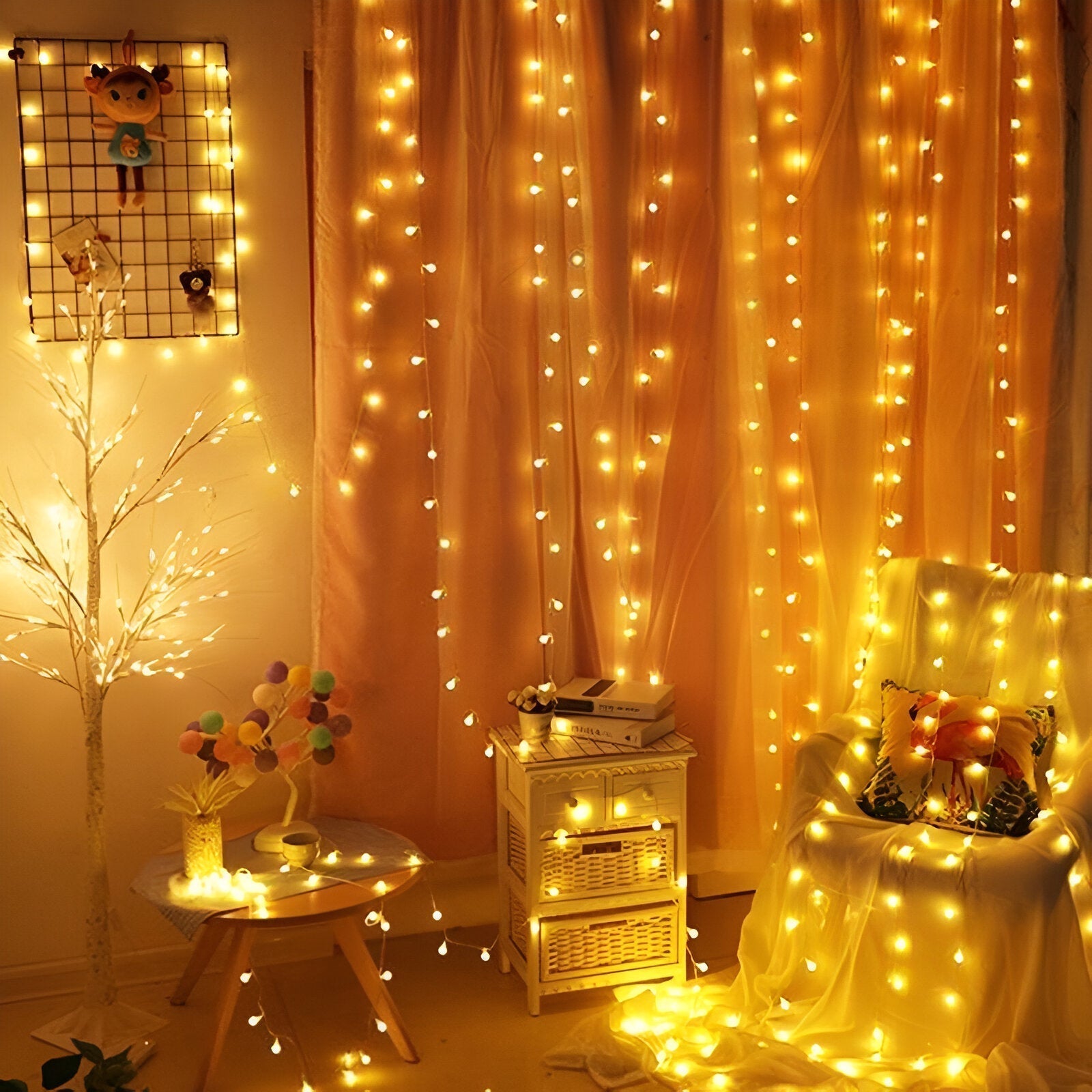 Decorative String Light with LED Hanging Glow