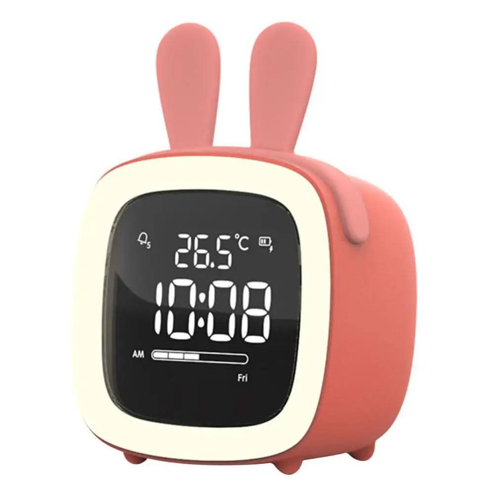 Digital Alarm Clock Night Lamp with LED Display