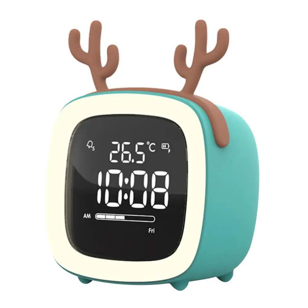 Digital Alarm Clock Night Lamp with LED Display