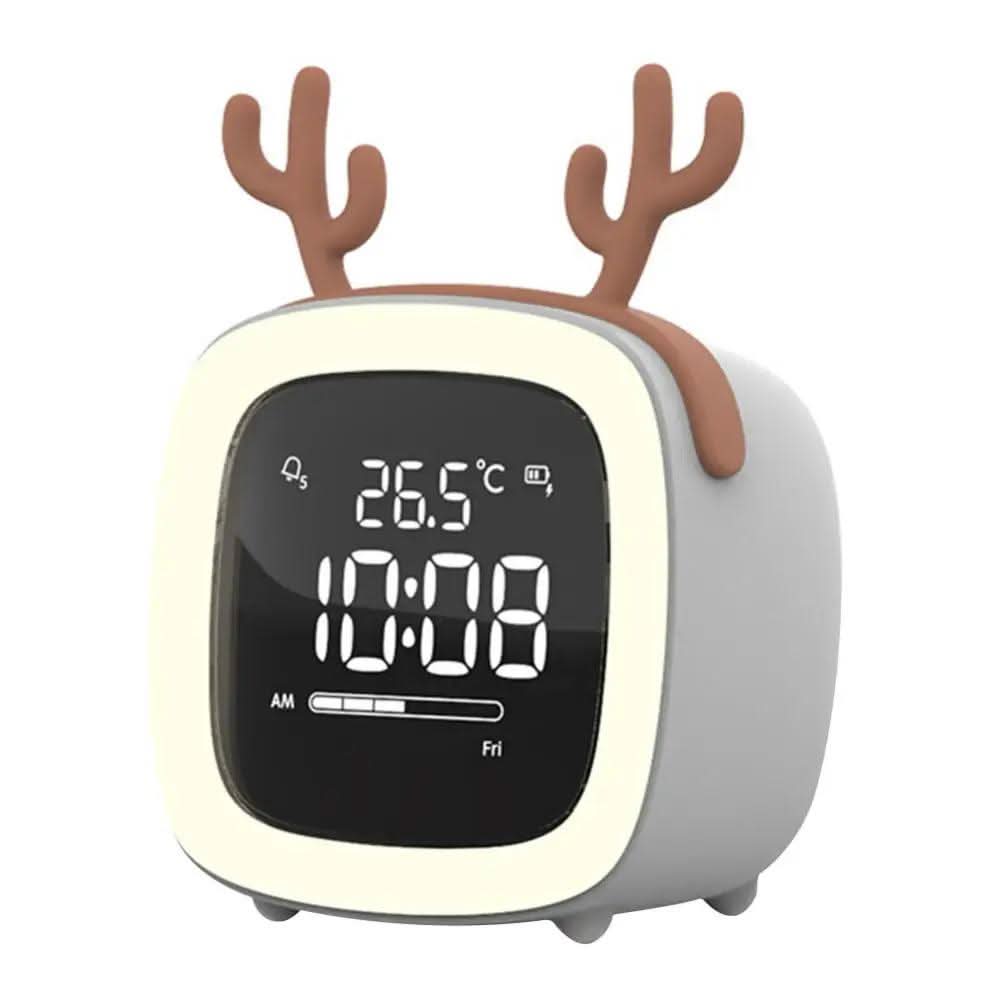 Digital Alarm Clock Night Lamp with LED Display