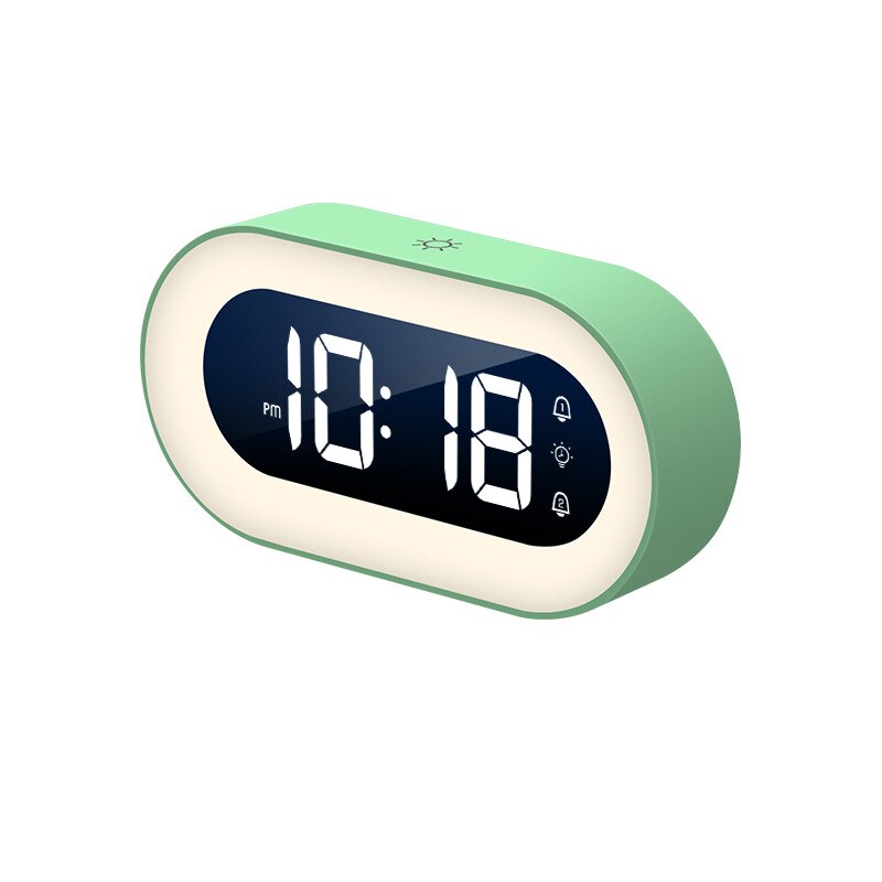Digital Night Lamp with LED Display and Alarm Clock