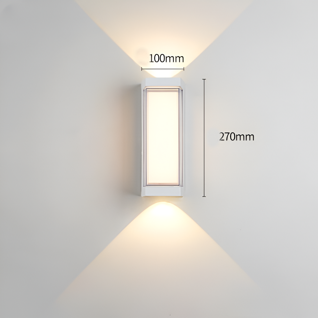 Nordic Acrylic LED Wall Light Up Down Outdoor