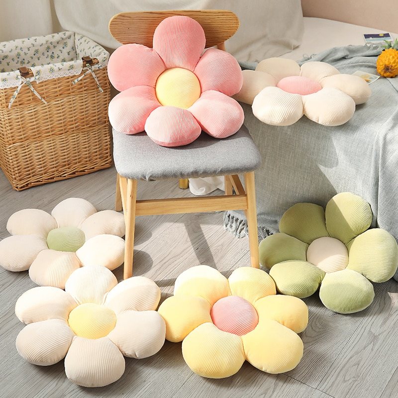 Flower Shaped Decorative Pillow Cushion