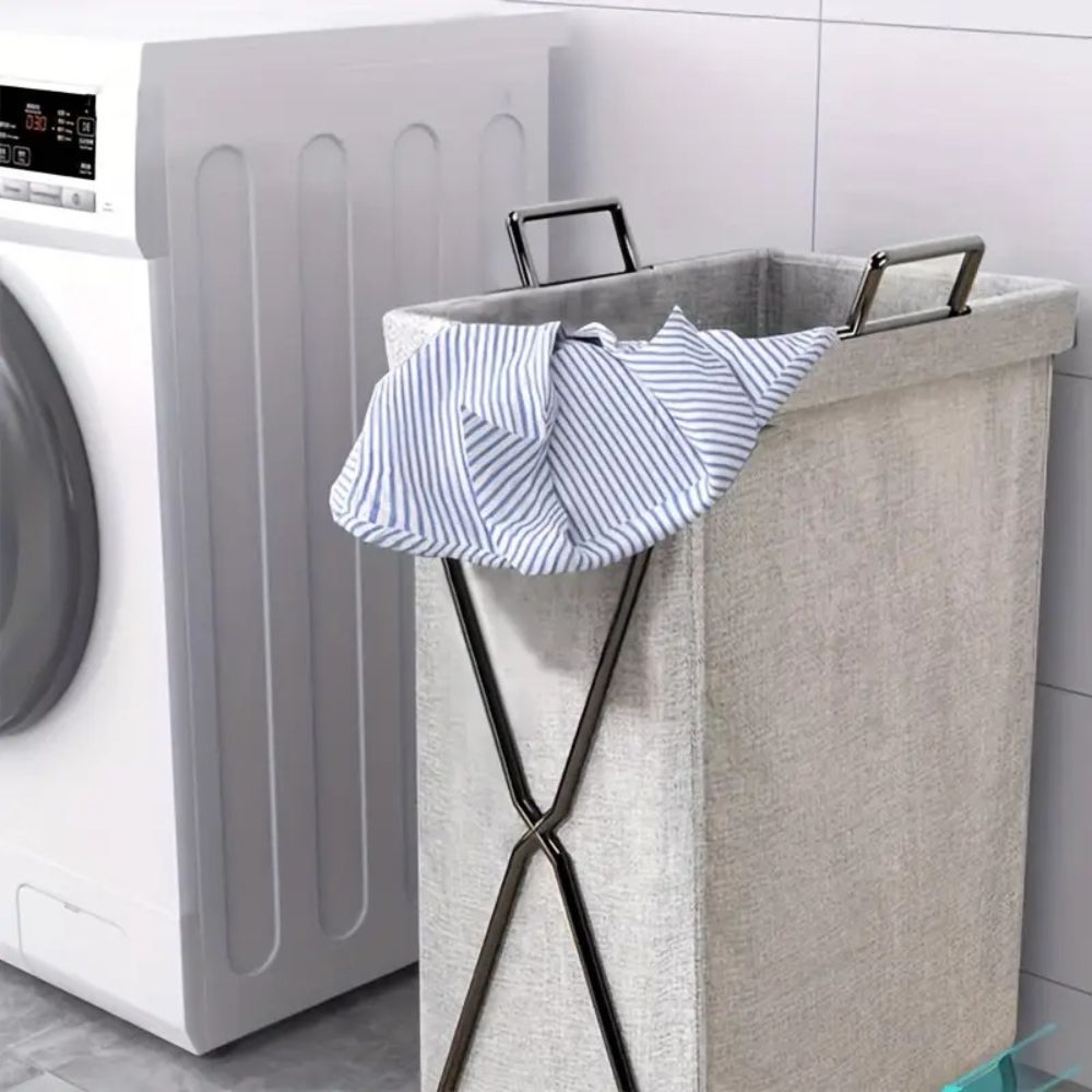 Foldable Fabric Laundry Basket Organizer