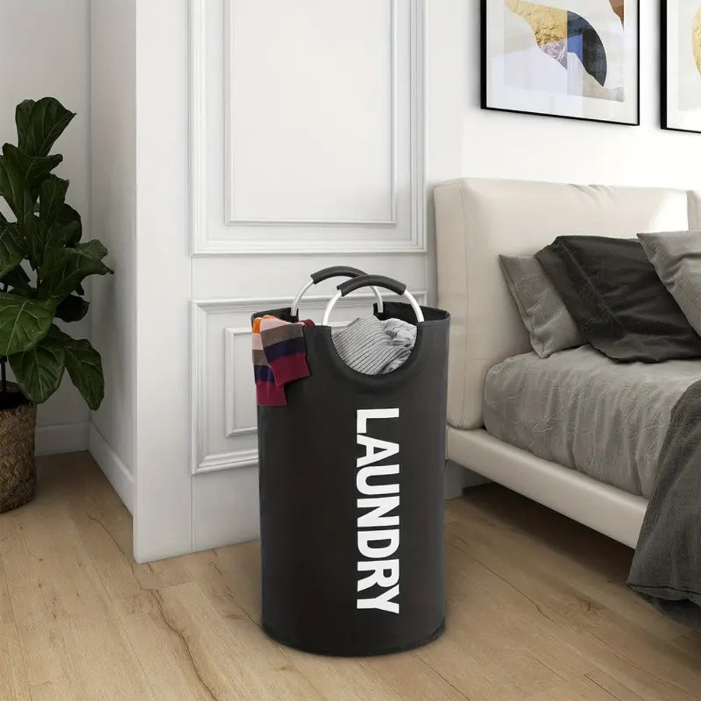 Foldable Oxford Laundry Basket with Handles
