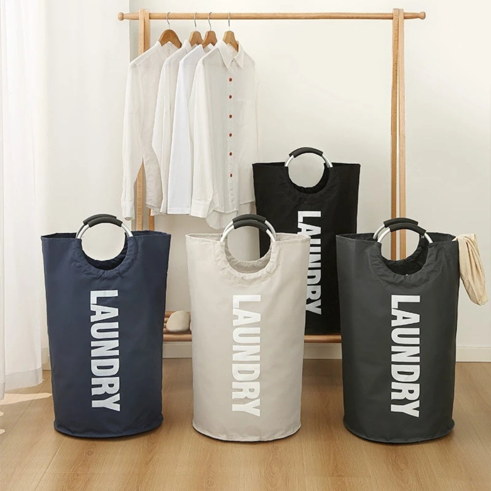 Foldable Oxford Laundry Basket with Handles