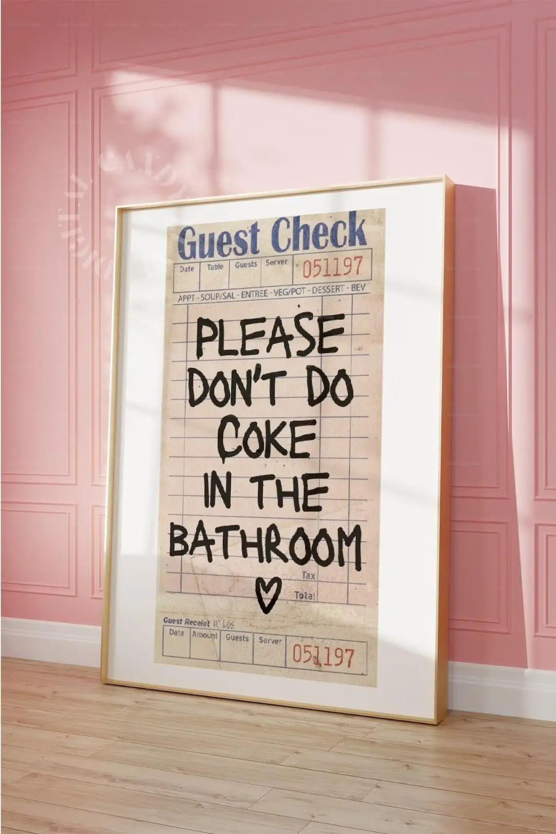 Funny Heart Character Wall Art Poster Print