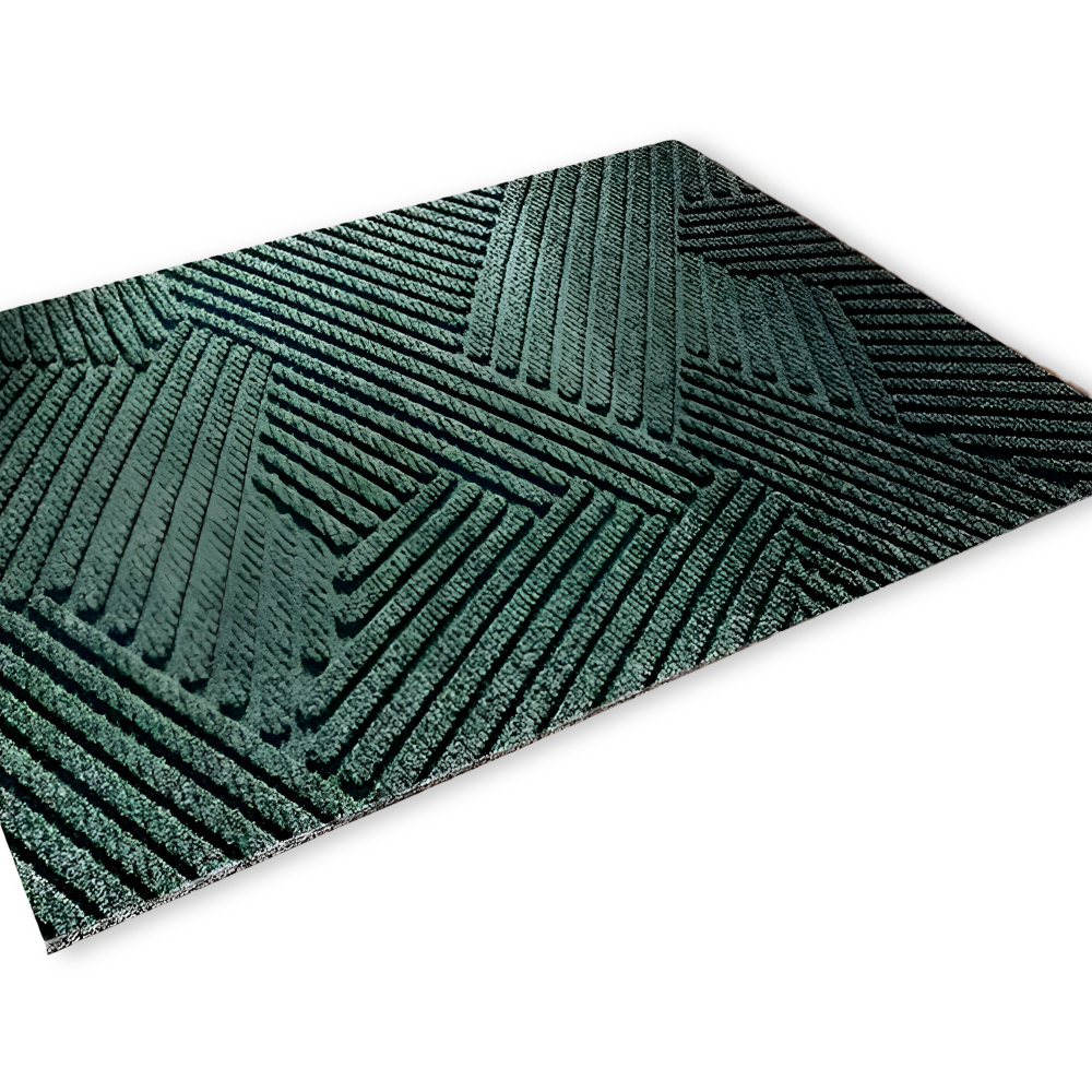 Geometric Stripe Doormat with Antislip