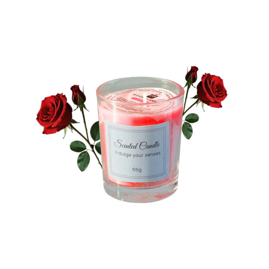Handmade Soy Candle Gift with Glass Jar