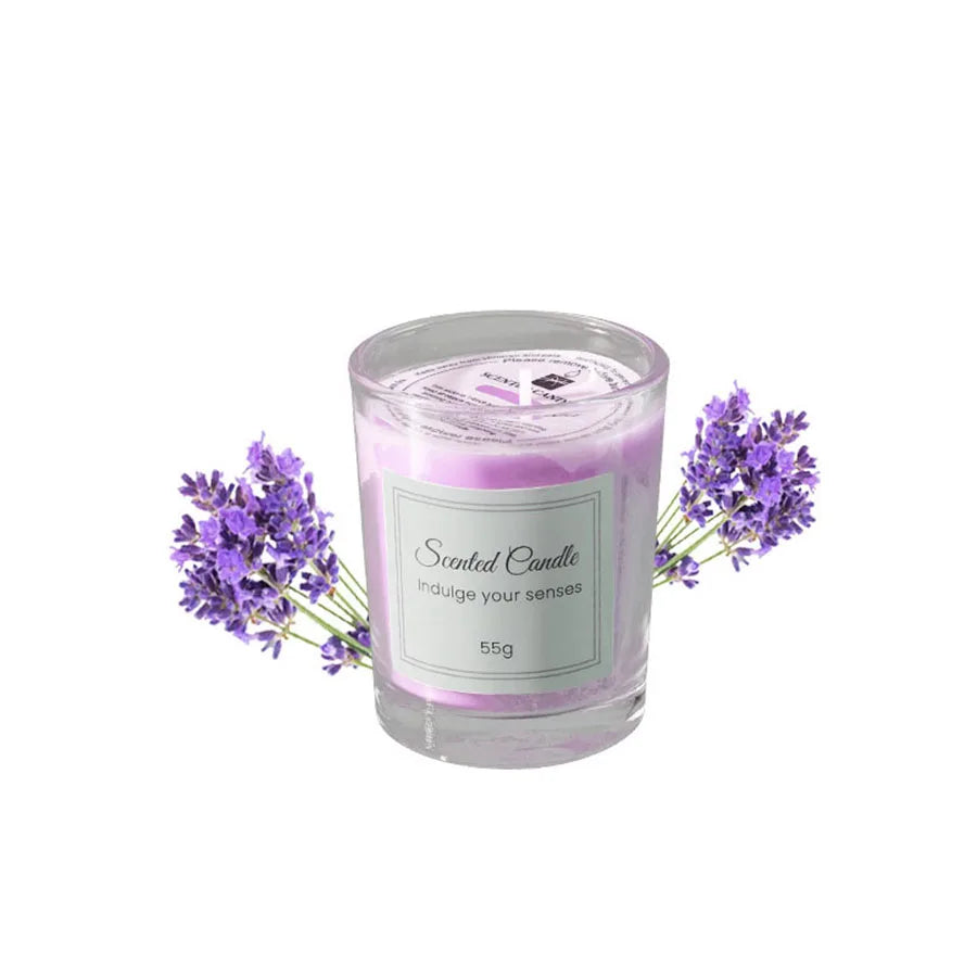Handmade Soy Candle Gift with Glass Jar