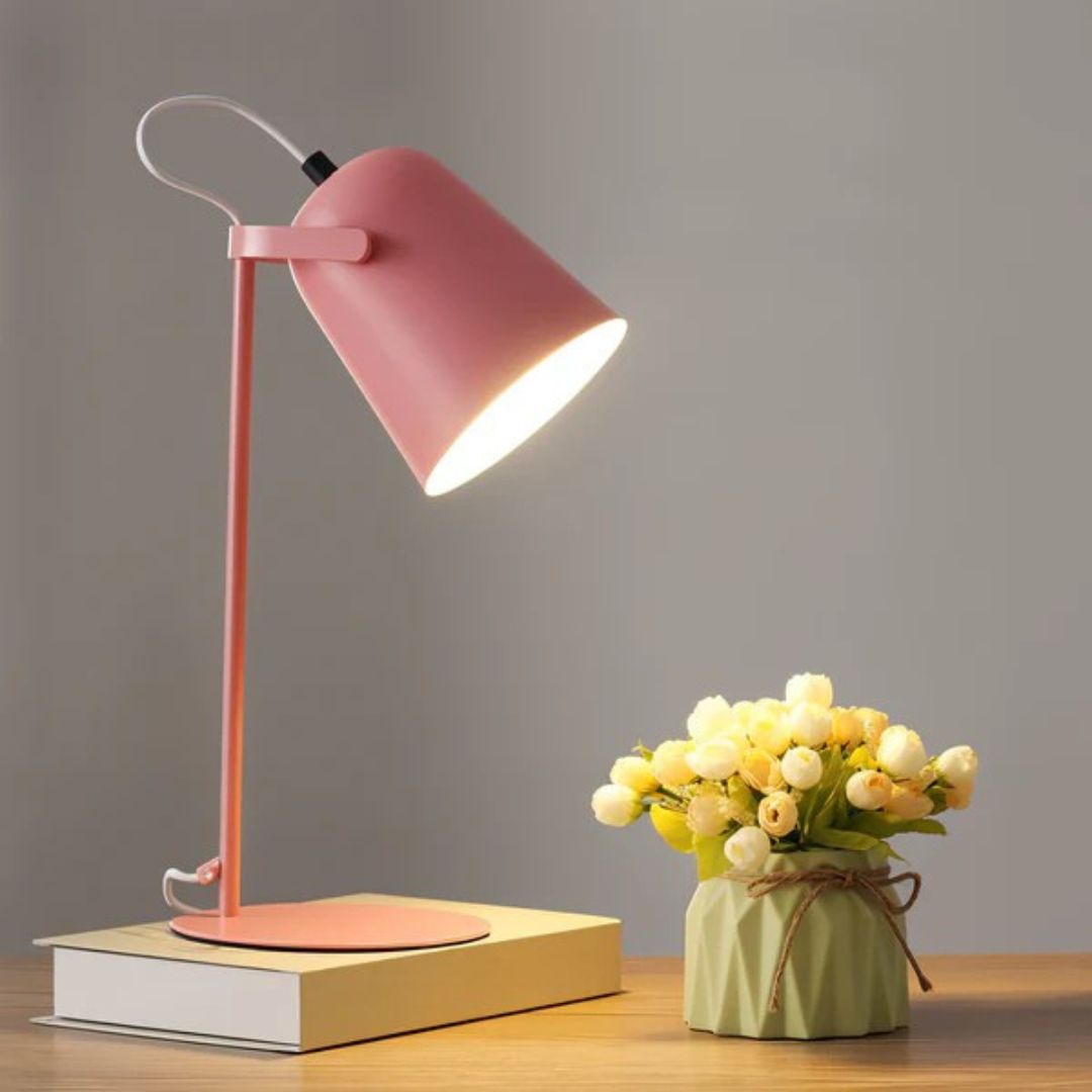 Iron Cone Table Lamp with Minimalist Design