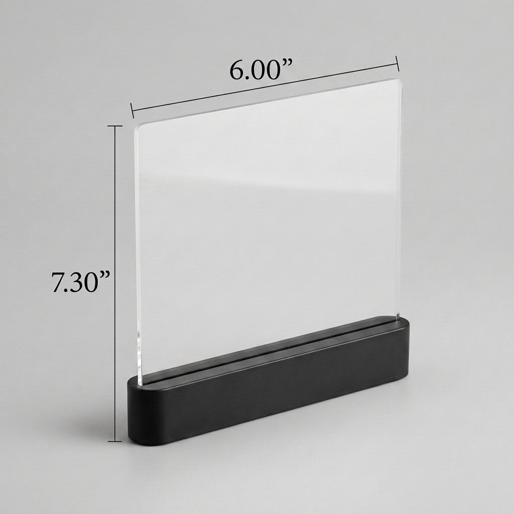 LED Flat Panel Night Lamp with Wide Reading Light