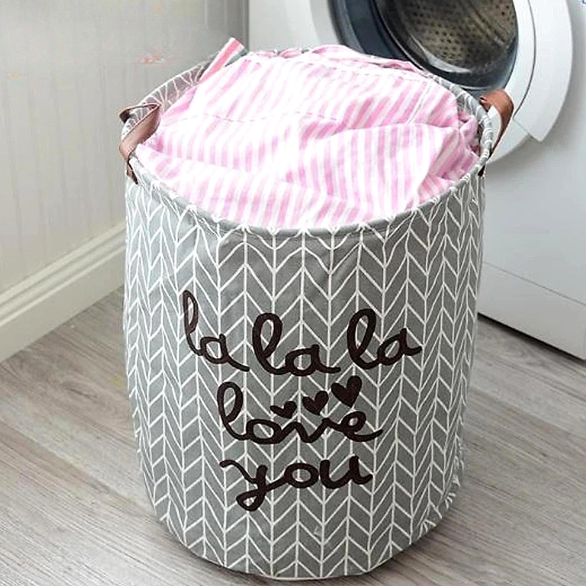 Lightweight Laundry Basket with Handles