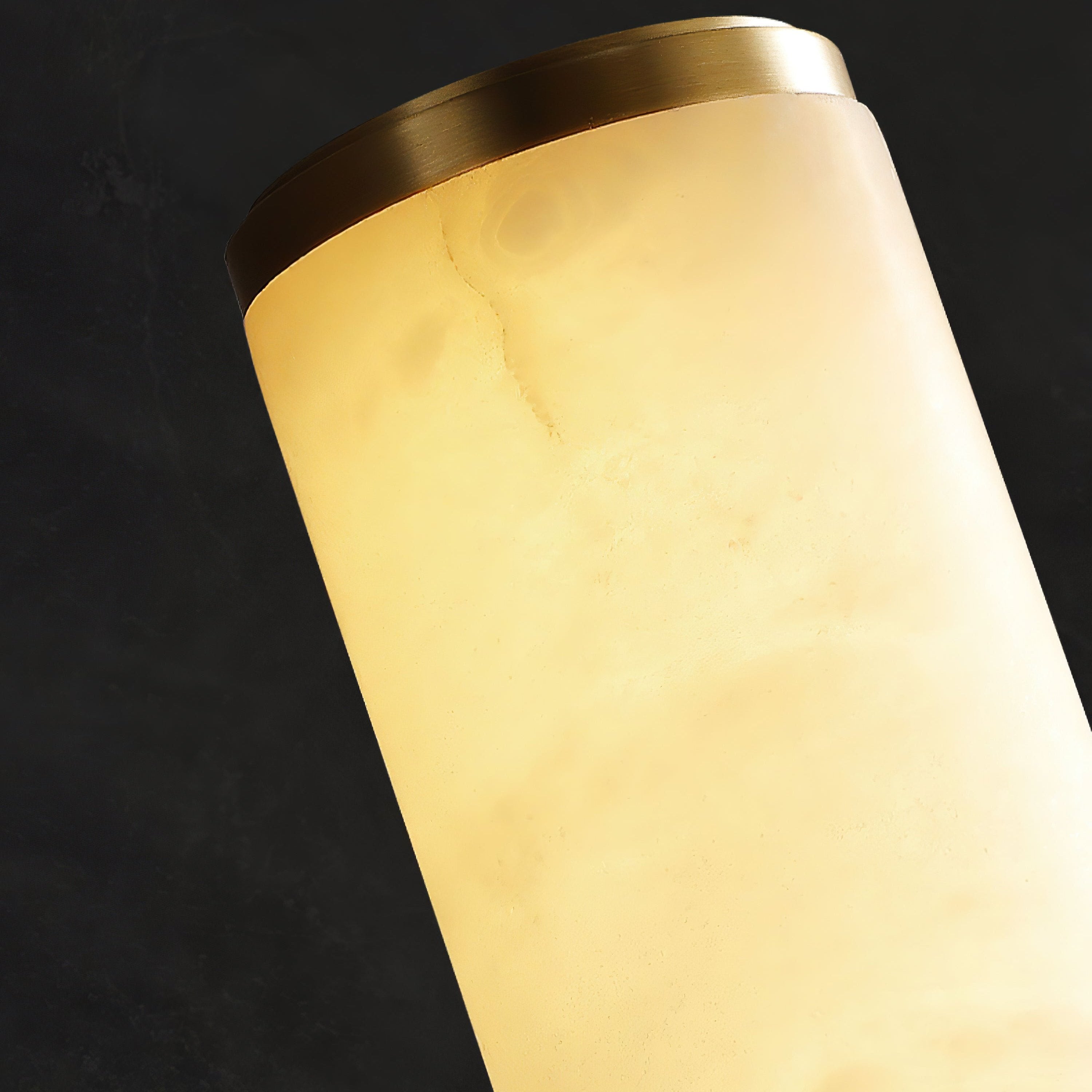 Marble Effect Wall Sconce with Slim Tube Light