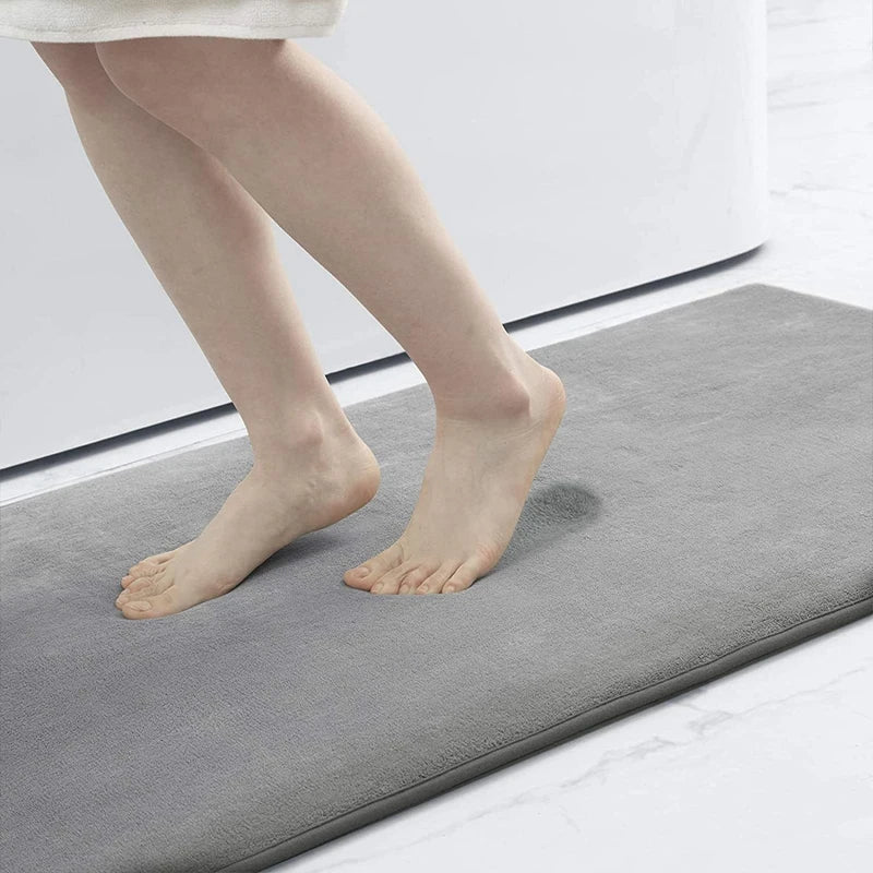 Memory Foam Bath Mat with Non Slip Back