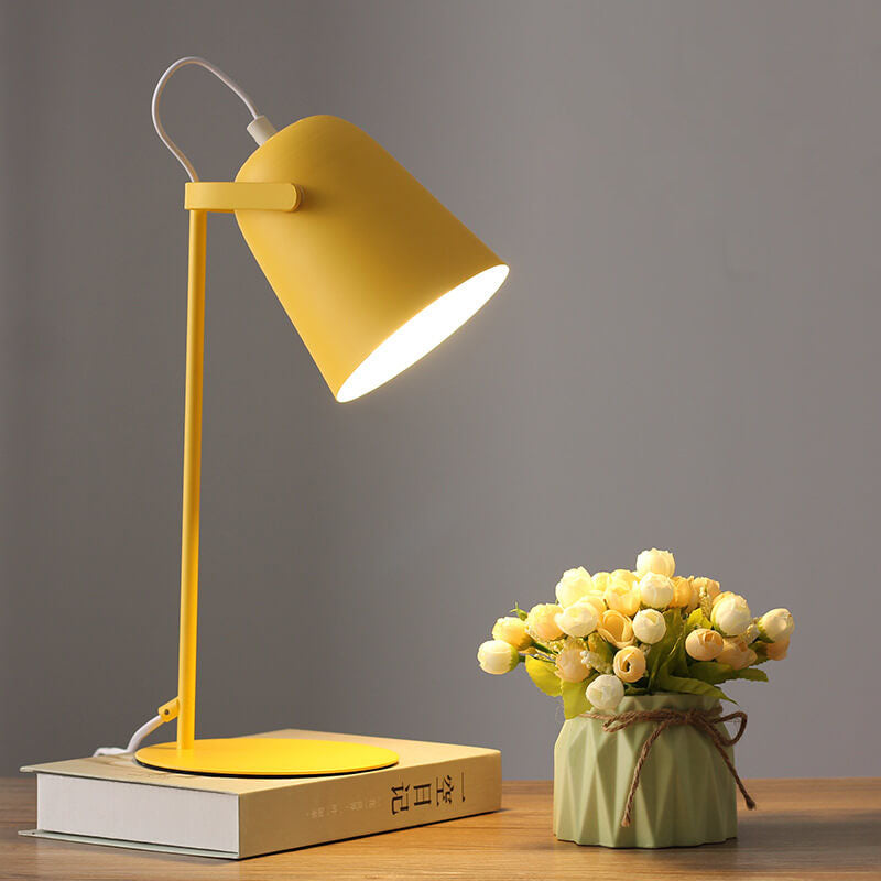 Metal Cone Table Lamp with Minimalist Design